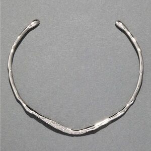 Alexis Bittar Solanales Silver Crystal Skinny Collar